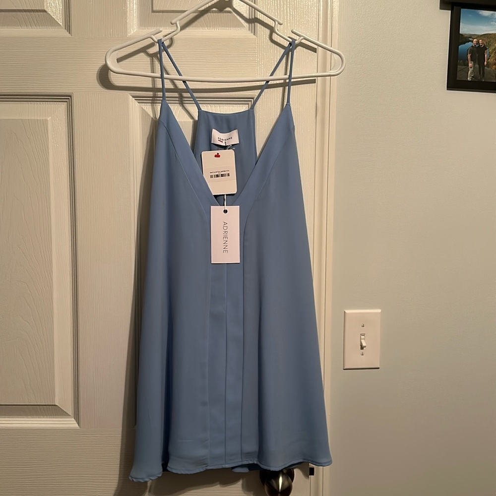 Blue Sleeveless Top